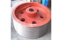 China 50mm Diameter Jaw Crusher Pulley Flywheel Of Mining Machine Spare Parts supplier