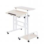 Home Computer Host W60cm Metal Study Table With Adjustable Height for sale