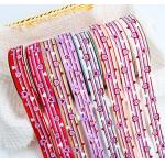 Ribbed Love Ribbon Cake Box Colorful Bouquet Gift Packaging Wedding Decoration Candy Box Colorful Ribbon for sale