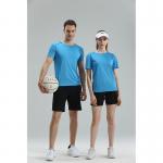 Polyester Breathable Fitness Gym Sport T Shirts With Custom Logo for sale