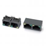 1X2 Tab Up Network Straight RJ45 PCB Connector 8 Pin Female for sale