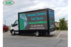 China Shockproof Mobile Billboard Advertising Vehicle Screen P6 Customized Cabinet Size supplier