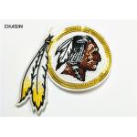 Sports Team Badge Cartoon Sequin Embroidery Patches For Cloth No Backing for sale