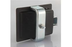 China Cylinder Panel Board Tool Truck Box Lock Paddle Latch Black supplier