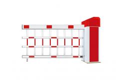 China Vehicle Control 250W 6m Arm MCBF boom Barrier Gate supplier