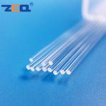 Custom Fire Resistance Quartz Glass Rod Transparent Color Fused Silica Rod for sale