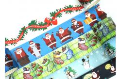 China Custom Kawaii Cute Washi Paper Tape Printed Christmas Washi Tape supplier