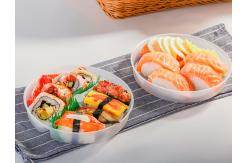 China 11 Inch Disposable Divided Plastic Plates Multiple Style Availability Can Microwave supplier