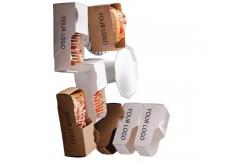 China Customized Biodegradable Kraft Paper Boxes for Hot Dog, Burger & Egg Sandwich supplier