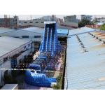Yellow / Blue / White Inflatable Floating Water Slide For School And Garden