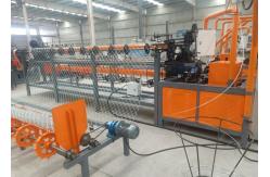 China Double Wire 3m Width Touchscreen Automatic Chain Link Fence Machine supplier