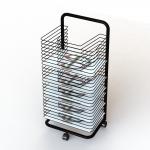 ISO Art Drying Metal Tubular Office Display Racks Wire Shelves A3 Size for sale