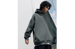 China 360gsm Plain White Pullover Sweatshirts 100% Cotton Oversized Blank Hoodies supplier