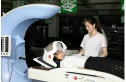 China No Pain Cervical Decompression Machine Blue Spinal Decompression Table supplier