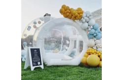 China Transparent Inflatable Bubble Tent Bubble House 5m With Blower supplier