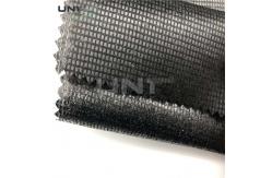 China Double Dot Hot Rolling Adhesive Interlining For Leather Coat supplier