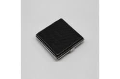 China Personalized Brown Leather Cigarette Case Pouch Holder Shockproof Dustproof supplier