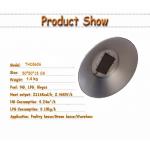Round Poultry Infrared Gas Brooder Heater 2.5kg For Farm Chicks