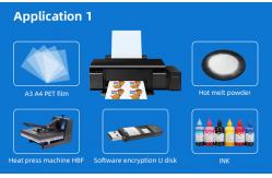 China A3 A4 Sheet Digital Transfer Inkjet Printing Pet Film 100m/roll supplier