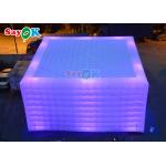 PVC Automatic Inflatable Lawn Tent  10x10x5m Inflatable Led Party Tent