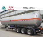 58 CBM Tri Axle LPG Tank Trailer Q370R Material For Carry Liquid Pertol Gas for sale