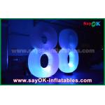Jellyfish Type Inflatable Lighting Decoration LED Light Numbers 8 8 For Showing for sale