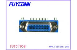 China 50 Pin Centronic PCB Right Angle Female Connector Certified UL supplier