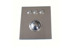 China Military Ruggedized 38mm Optical Trackball Pointing Device Top Panel Mount Vandal Resistant supplier