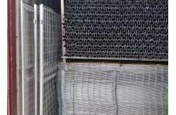 China Steel Mesh Triangle Bending Fence / 3d Curved Welded Wire Mesh Panel Fence supplier