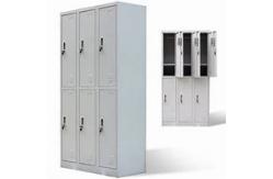 China 0.6mm Vertical Kd 6 Drawer Steel Cabinet For Office / Public Bathroom supplier
