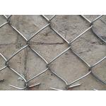Outdoor Crocheting Metal Chain Link Security Fence 3.0mm Diameter 1.5m Height for sale