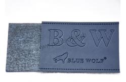 China Debossed Leather Jean Patches supplier