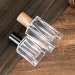 Empty Square 0.5oz Portable Refillable Perfume Bottle Bayonet Recycle for sale