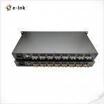 China 8 Channels 3G-SDI Fiber Converter With 10G Ethernet And Loop Out SMF 20KM factory
