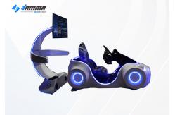 China Multiplayer Game 9D VR Racing Simulator With 42 Inch Display Screen supplier