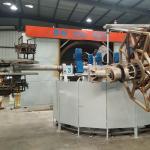 Rotomoulding machine for Hollow PE product making_3arm 3000