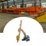 Excavator Long Reach Stick Boom And Arm With Clamshell Bucket With Teeth for sale