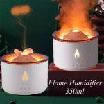 1 Sample Ok Volcano Flame Humidifier Led Color Flame Effect Ultrasonic Aroma Oil Diffuser For Hotel Home Dropshipping for sale