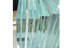China Smooth Edge Tempered Ultra Clear Low Iron Glass Customized supplier