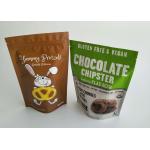Dried Food Plastic Pouches Packaging Matt Cookie Mylar Foil Pouch For Long Term Storage for sale