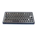 82 Keys IP65 Brushed Stainless Backlit Rugged Keyboard With Function Keys