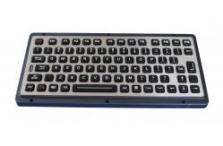 China 82 Keys IP65 Brushed Stainless Backlit Rugged Keyboard With Function Keys supplier
