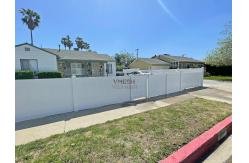 China Courtyard Swimming Pool Custom Vinyl Fence 6x8ft supplier