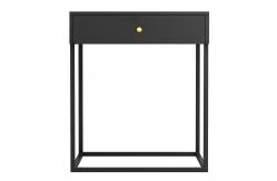 China Home Stand Up Kd Structure Bedroom Bedside Table With 1 Drawer supplier