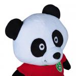 Adorable Animated Plush Christmas Toys Panda Shape PP Cotton Filling