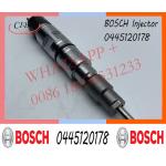 Bosch Engine Excavator Oem Common Rail Fuel Injectors 0445120178 0445120233 for sale