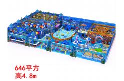 China Kids Large Soft Play Equipment Customized With Blue Ocean Pirate Theme supplier