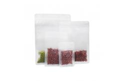 China Matte Frosted Flat zipper Plastic Packaging Bag pouch For Nuts Candy supplier