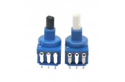 China Plastic 10000ohm Rotary Switch Potentiometer Speed Control DC 500V supplier