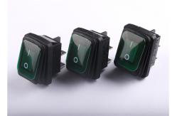 China KCD4-130FS 4 Pin Rocker Switch Replacement , Waterproof Lighted Rocker Switch supplier